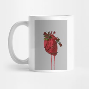 flower heart Mug